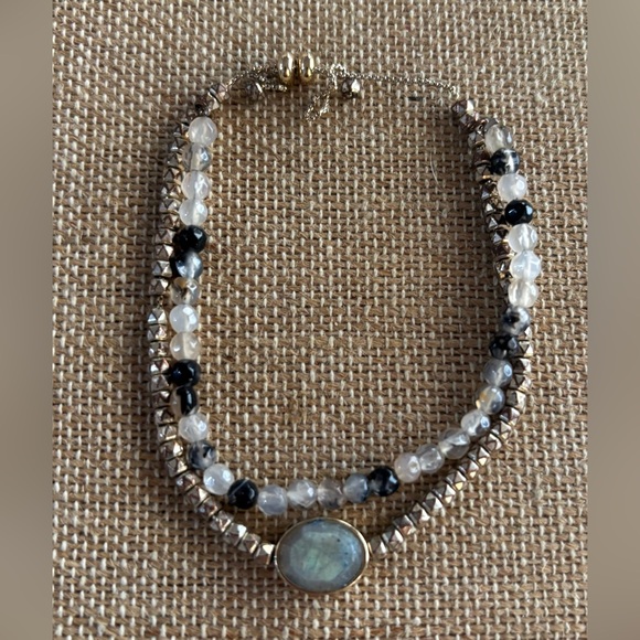 Jewelry - LA CN Stone Adjustable Beaded Bracelet